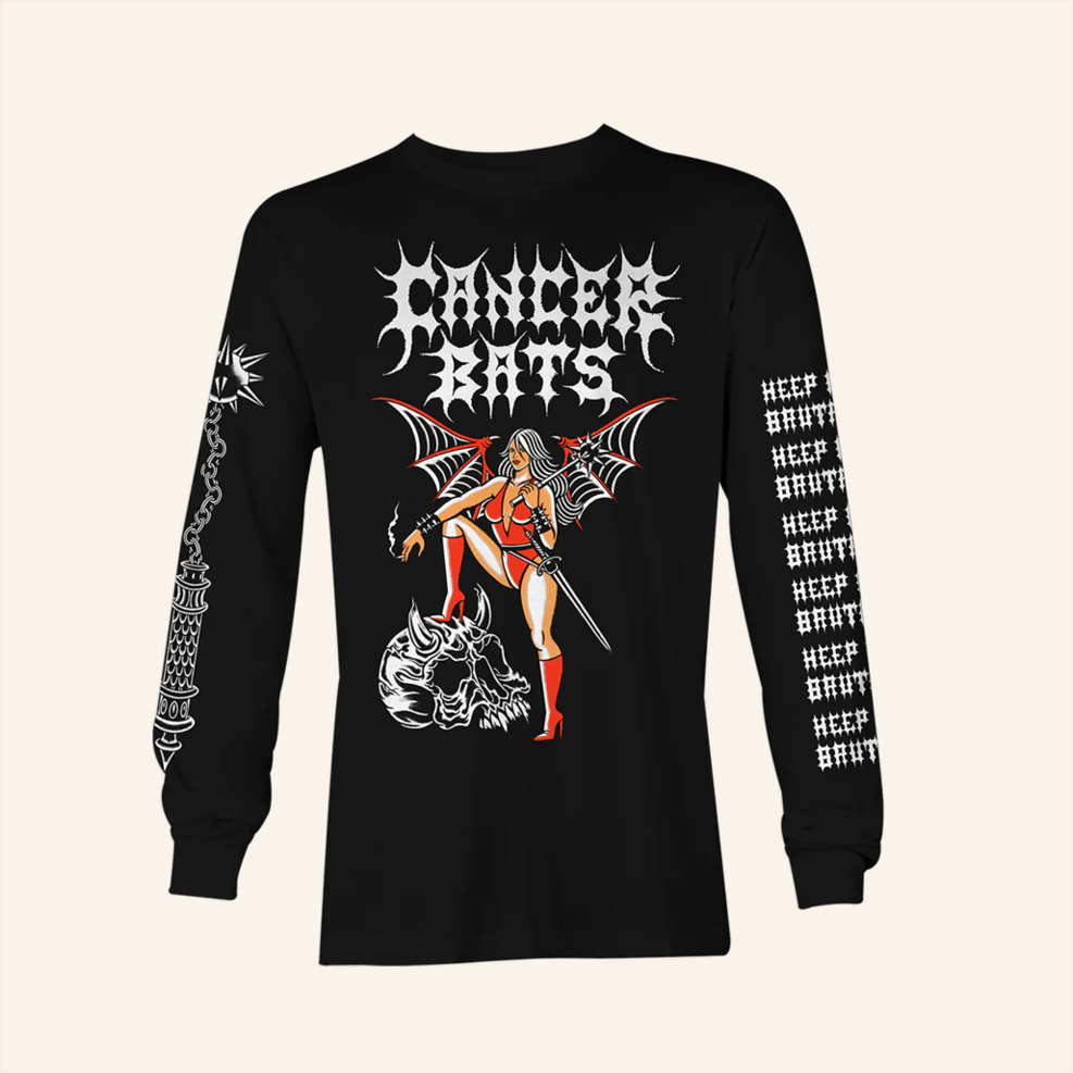 Keep It Brutal Long Sleeve T-Shirt Cut Loose Merch Birthday Gifts For Dad BFF Gifts Ideas