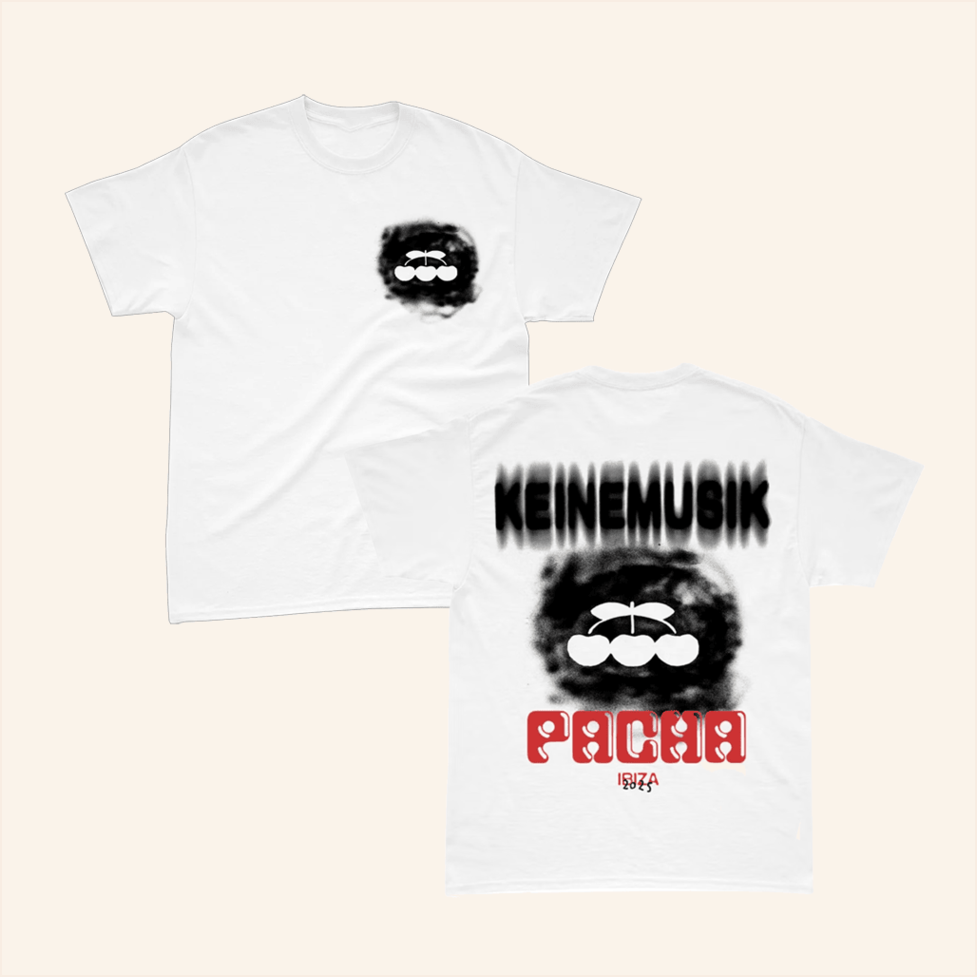 Keinemusik X Pacha Blurry Cloud Cherry 2025 T-Shirt Keinemusik Merch BFF Birthday Gifts