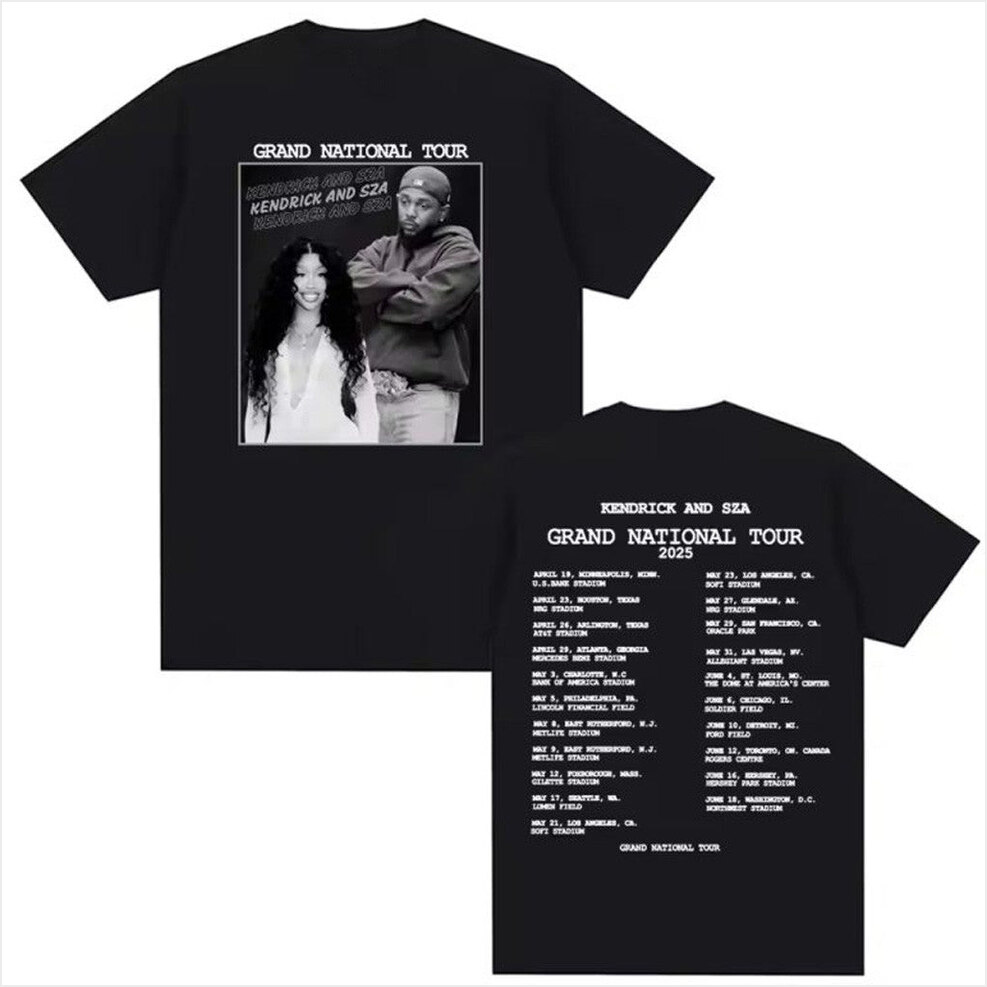 Kendrick And SZA Merch Album T-Shirt Kendrick Lamar Merch Gifts For Fans Gifts For Best Friend