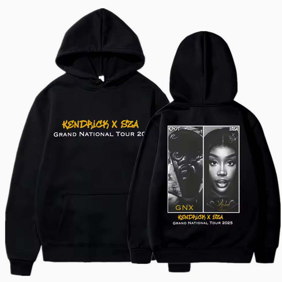 Kendrick And SZA Merch Kendrick Lamar SZA Hoodie Grand National Tour 2025 Merch For Fans