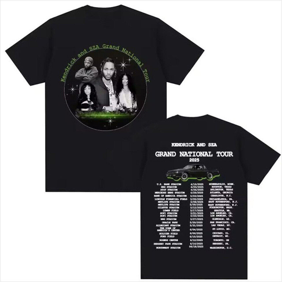 Kendrick Lamar And SZA Grand National Album T-Shirt Kendrick Lamar Merch Gift Ideas For Husband