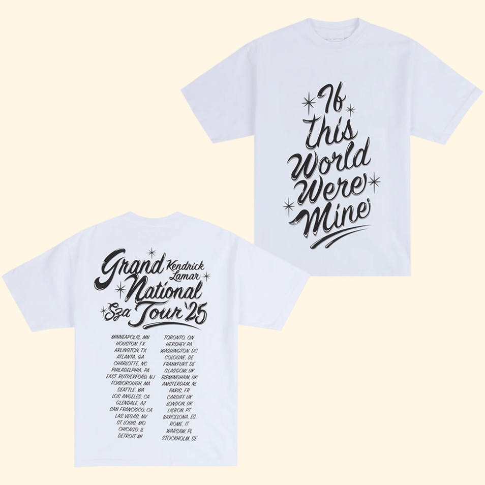 Kendrick Lamar And SZA Shirt Grand National Tour Merch SZA Merch Gifts For Music Lovers