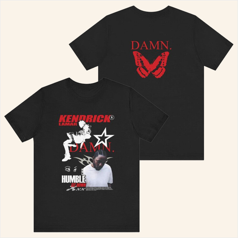 Kendrick Lamar DAMN Album Shirt Kendrick Lamar Merch Gifts For Concert Lover BFF Gifts Ideas