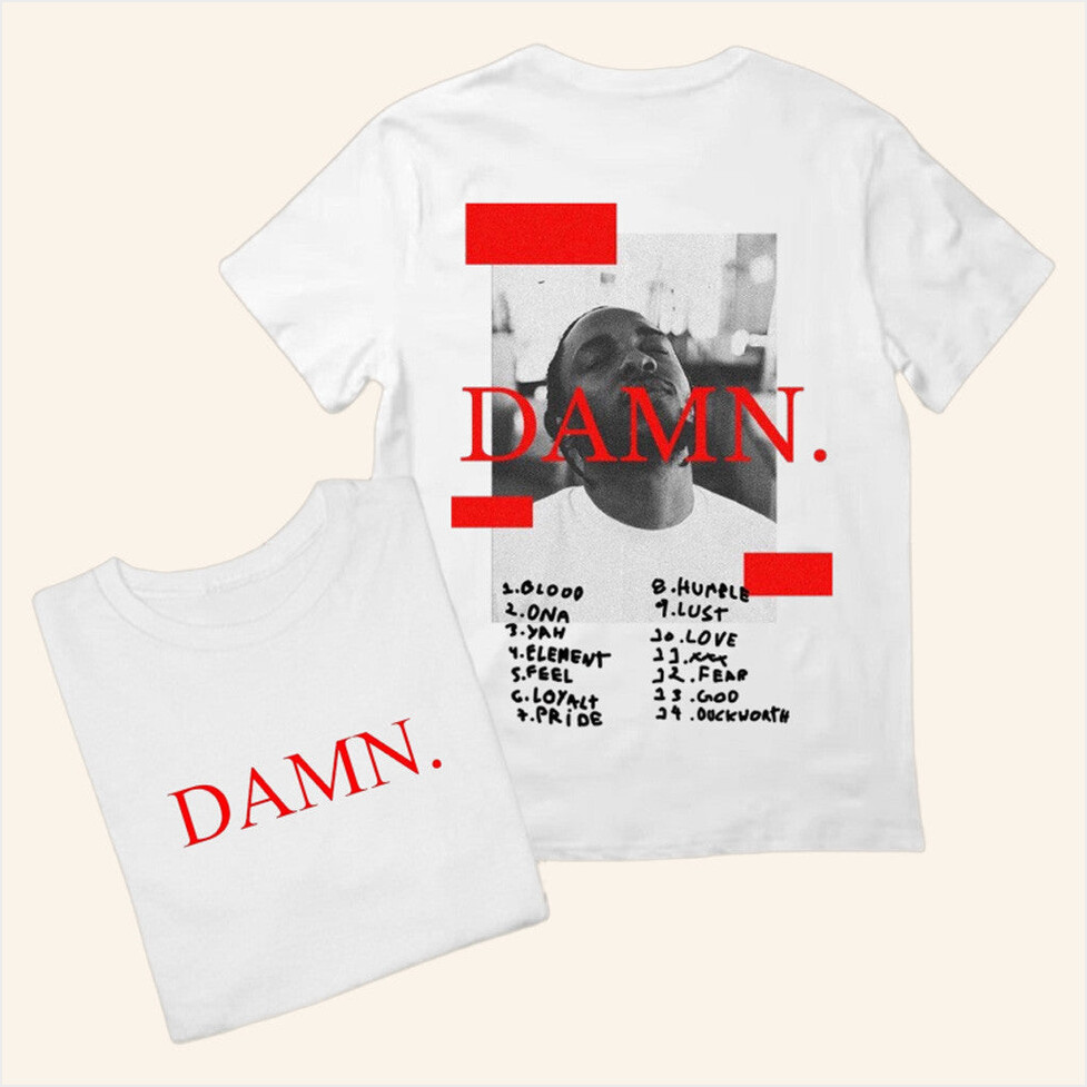 Kendrick Lamar DAMN T-Shirt Kendrick Lamar Merch Present For Husband Gifts For Best Friend