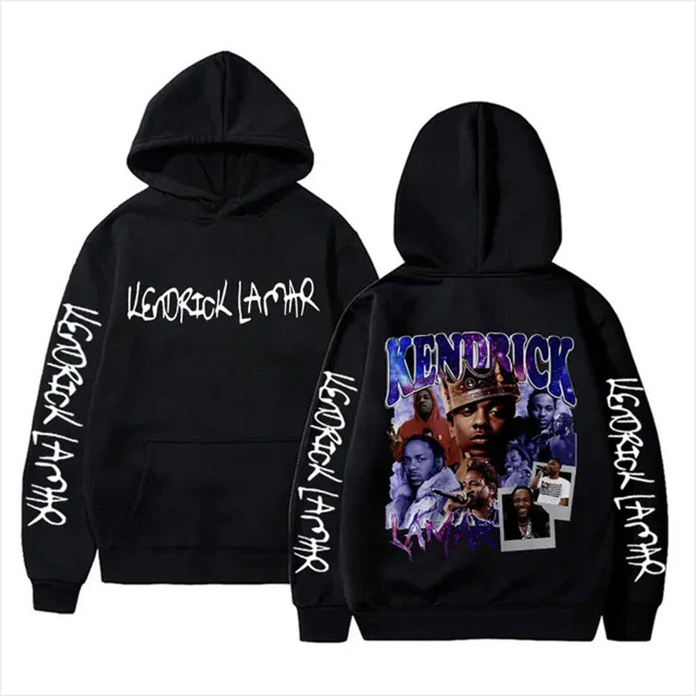 Kendrick Lamar Double Sided Print Hoodie Birthday Gift Ideas Christmas Presents
