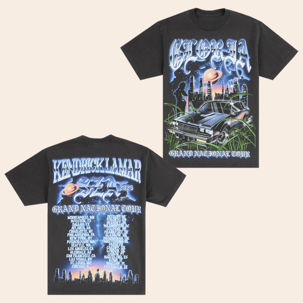 Kendrick Lamar GNT Gloria Bug Tour 2025 Shirt Grand National Tour Merch SZA Merch Fans Gifts