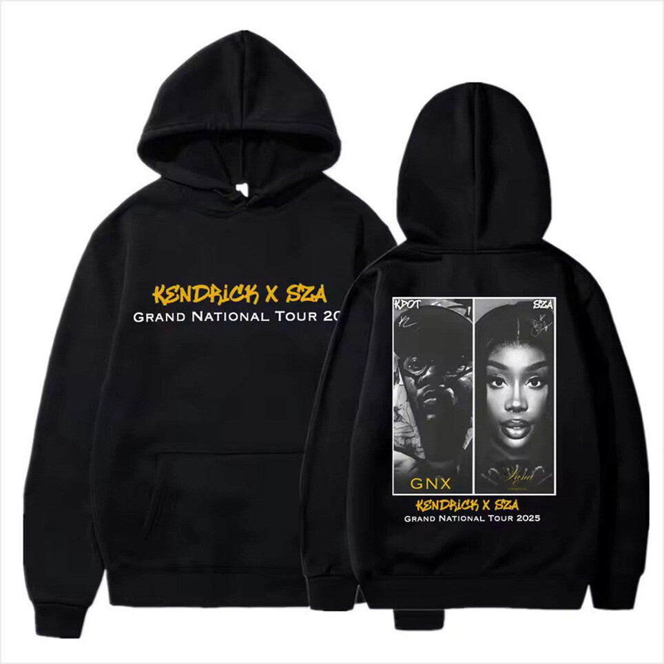 Kendrick Lamar SZA Hoodie Kendrick And SZA Merch Grand National Tour 2025 Merch For Fans