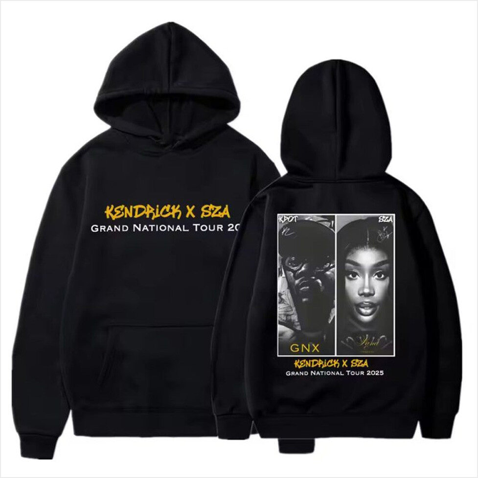 Kendrick Lamar SZA Hoodie Kendrick Lamar Merch Grand National Tour 2025 Hoodie Fan Merch