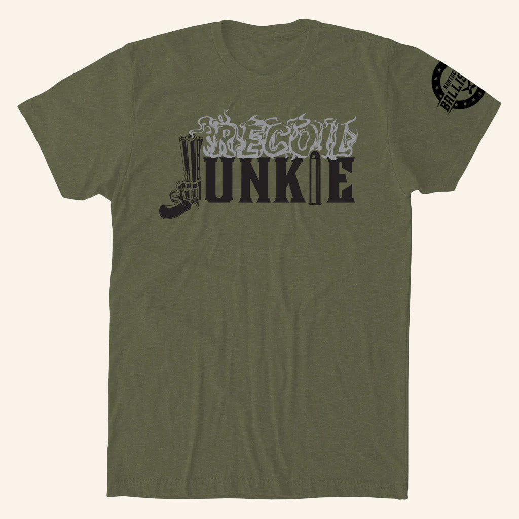 Kentucky Ballistics Merch Recoil Junkie T-Shirt Gift Ideas For Dad