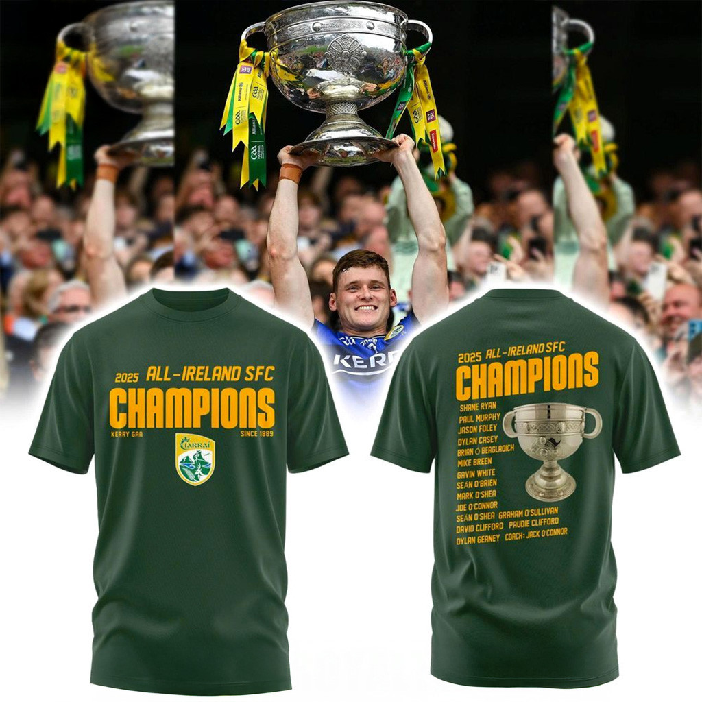 Kerry GAA All Ireland Champions 2025 T-Shirt Fan Merch Gifts For Husband
