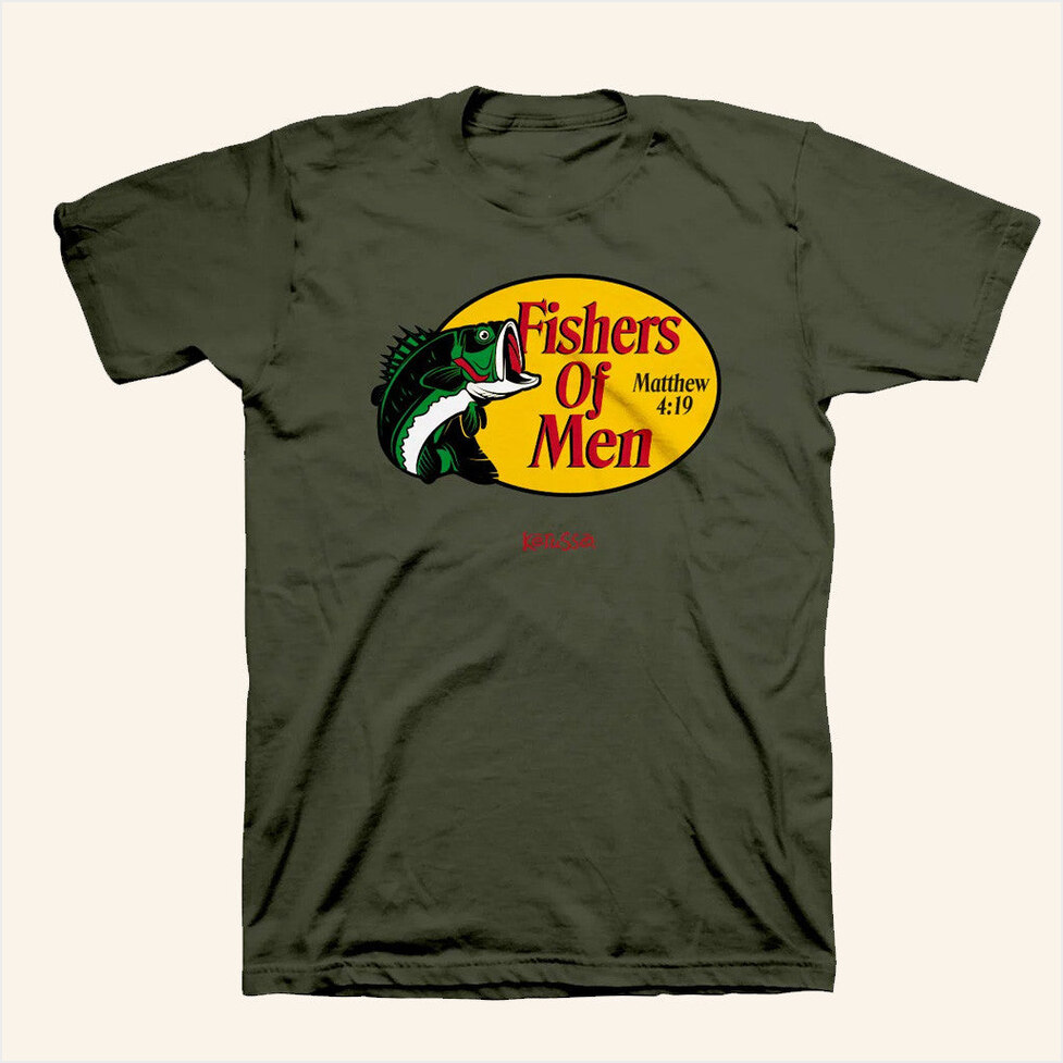 Kerusso Christian Fishers Of Men T-Shirt Kerusso Merch Gift Ideas For Dad Gifts For Friends