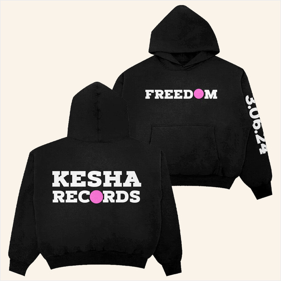 Kesha Records Hoodie Kesha Merch Gift Ideas For Her Birthday Gifts For Friends