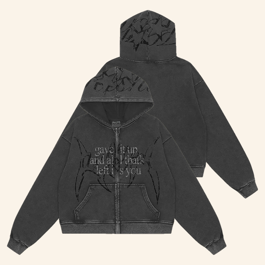 Keshi Zip Hoodie Gave It Up Stars Hoodie Gifts For Girlfriend