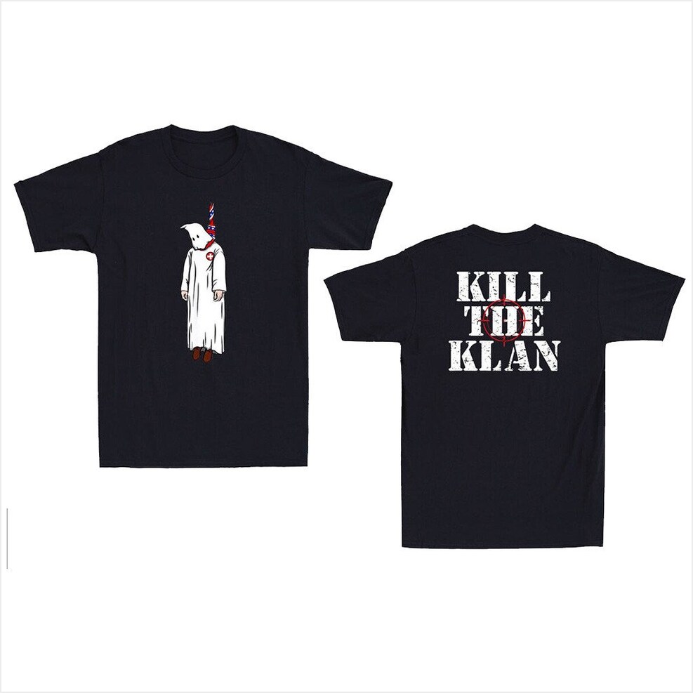 Kill The Klan Shirt Vintage T-Shirt Birthday Gifts For Halloween BFF Gifts Christmas Presents