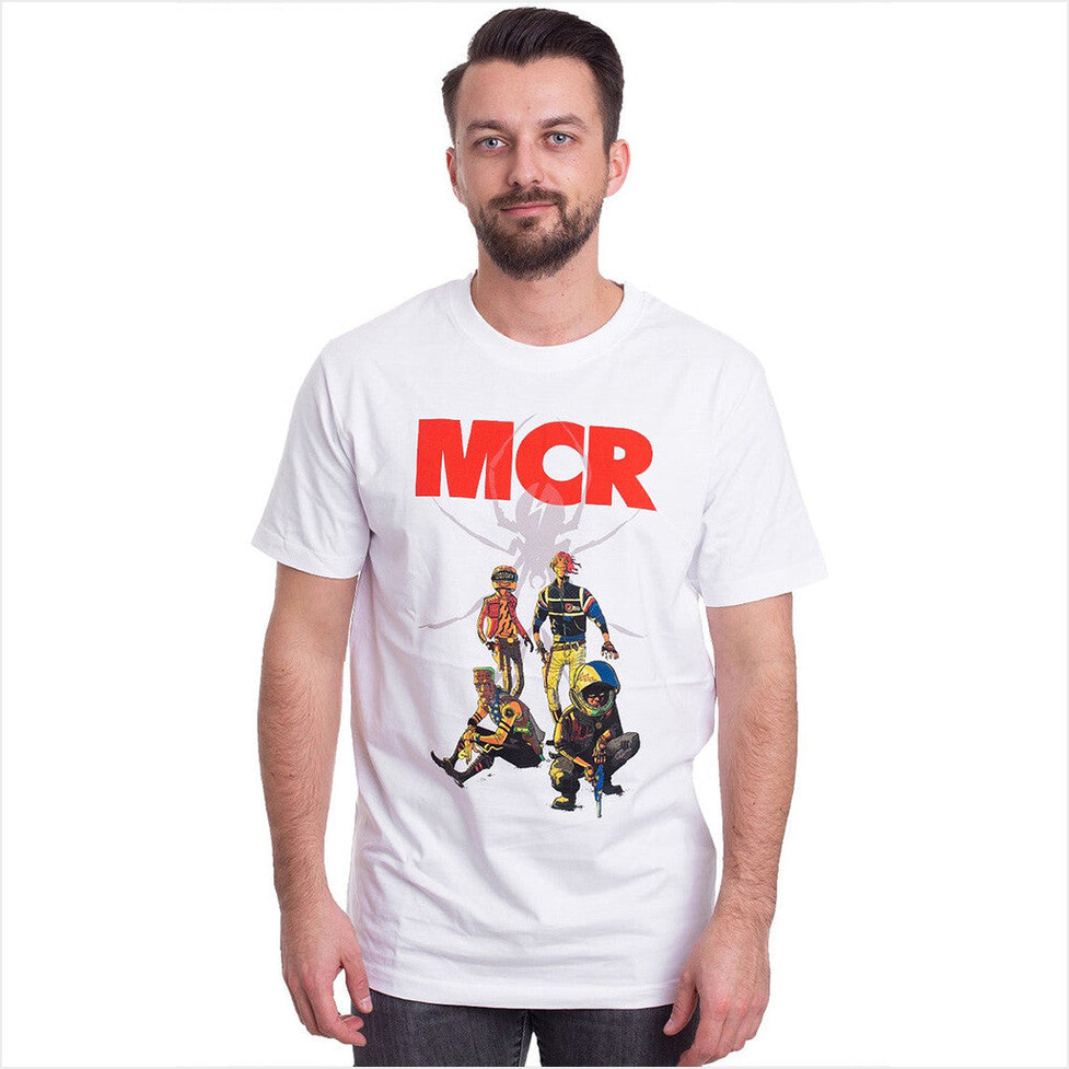 Killjoys Pinup White T-Shirt My Chemical Romance Tour Merch Birthday Gifts For Brother