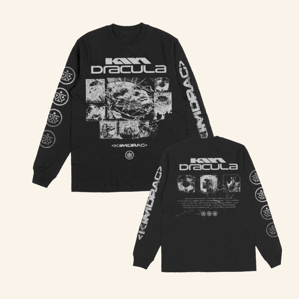 Kim Dracula Merch Superhero Long Sleeve Shirt Present For Dad