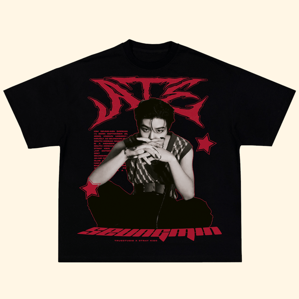 Kim Seungmin T-Shirt Live Nation Stray Kids Merch Stray Kids Tour Merch Mother's Day Gifts