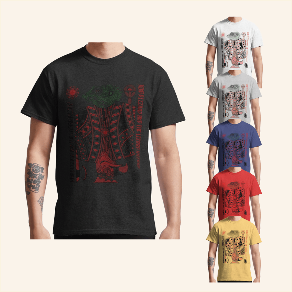King Gizz T-Shirt King Gizzard Merch Gift Ideas For Fans Birthday Gifts For BFF