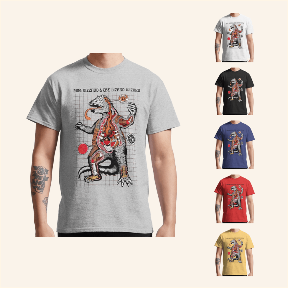 King Gizzard And The Lizard Wizard Rock Band T-Shirt King Gizzard Merch Birthday Gifts For Fans