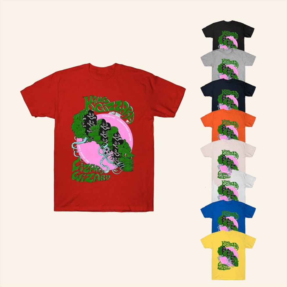 King Gizzard And The Lizard Wizard T-Shirt King Gizzard Merch Presents For Music Lovers