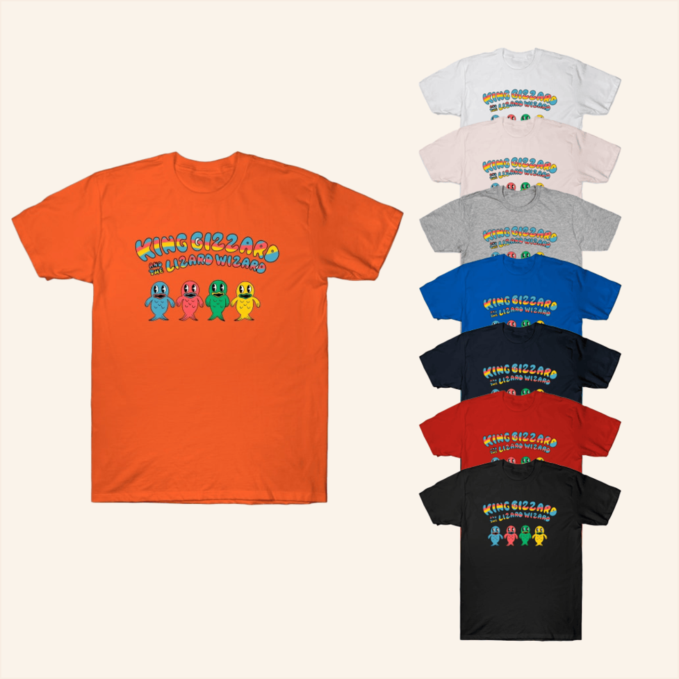 King Gizzard Fish T-Shirt King Gizzard Merch Gift Ideas For Fans Birthday Gift Ideas