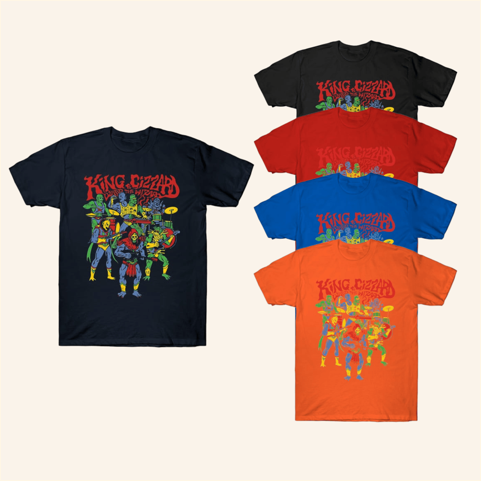 King Gizzard The Lizard Wizard T-Shirt King Gizzard Merch Birthday Gift Ideas For Dad