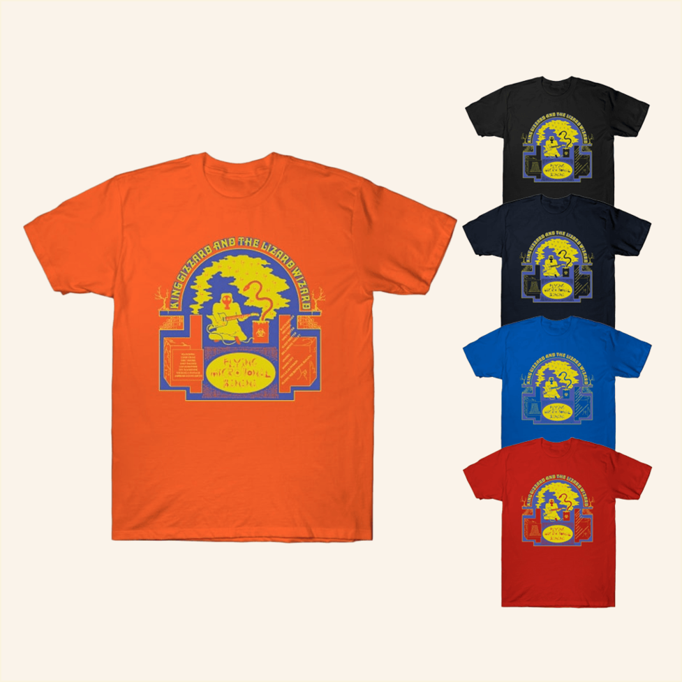 King Gizzard The Lizard Wizard T-Shirt King Gizzard Merch Birthday Gifts For Music Enthusiasts