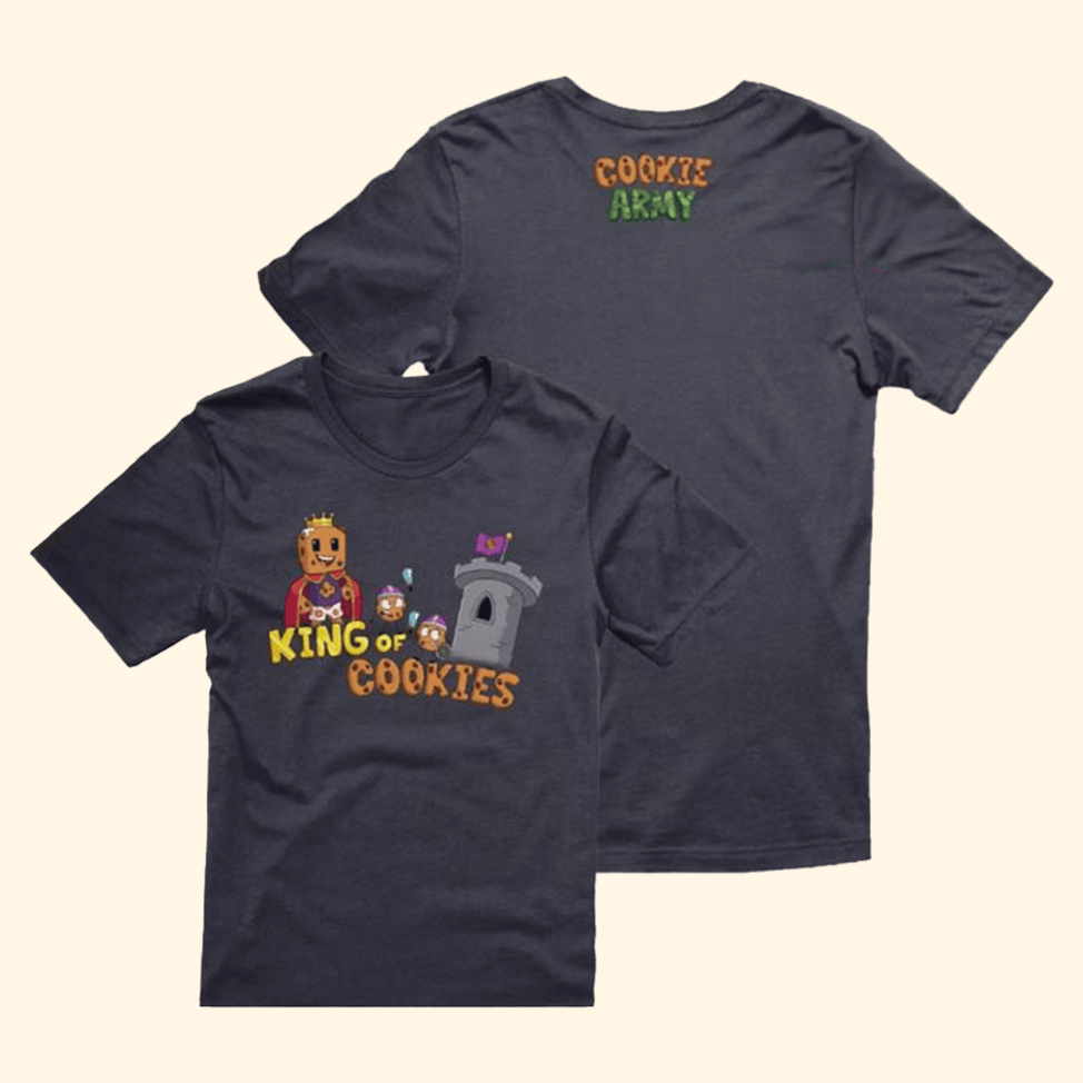 King Of Cookies T-Shirt Acookiegod Merch Great Gifts For Dad Birthday Gift Ideas