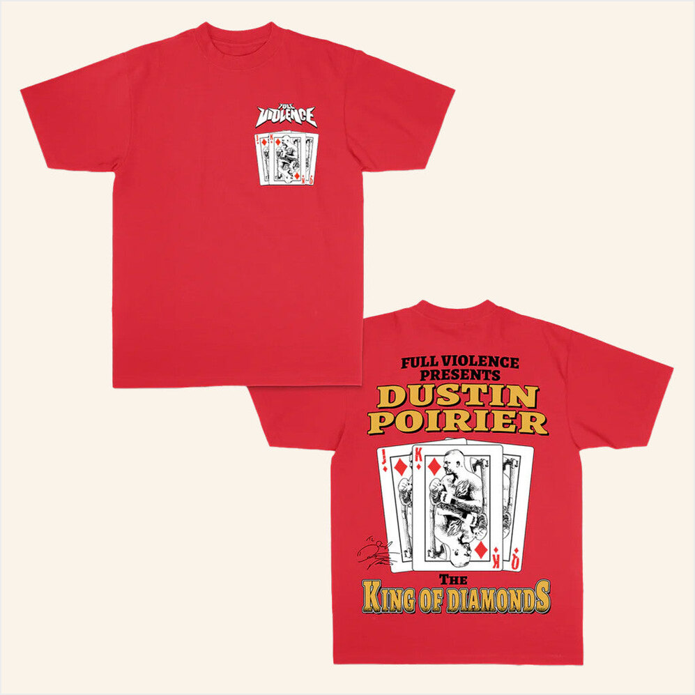 King Of Diamonds T-Shirt Fullviolence Merch Birthday Present For Husband Gifts For Friends