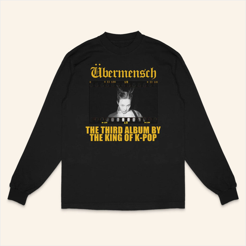 King Of K-Pop Long Sleeve T-Shirt G-Dragon Official Global Merch Birthday Gifts For Boyfriend
