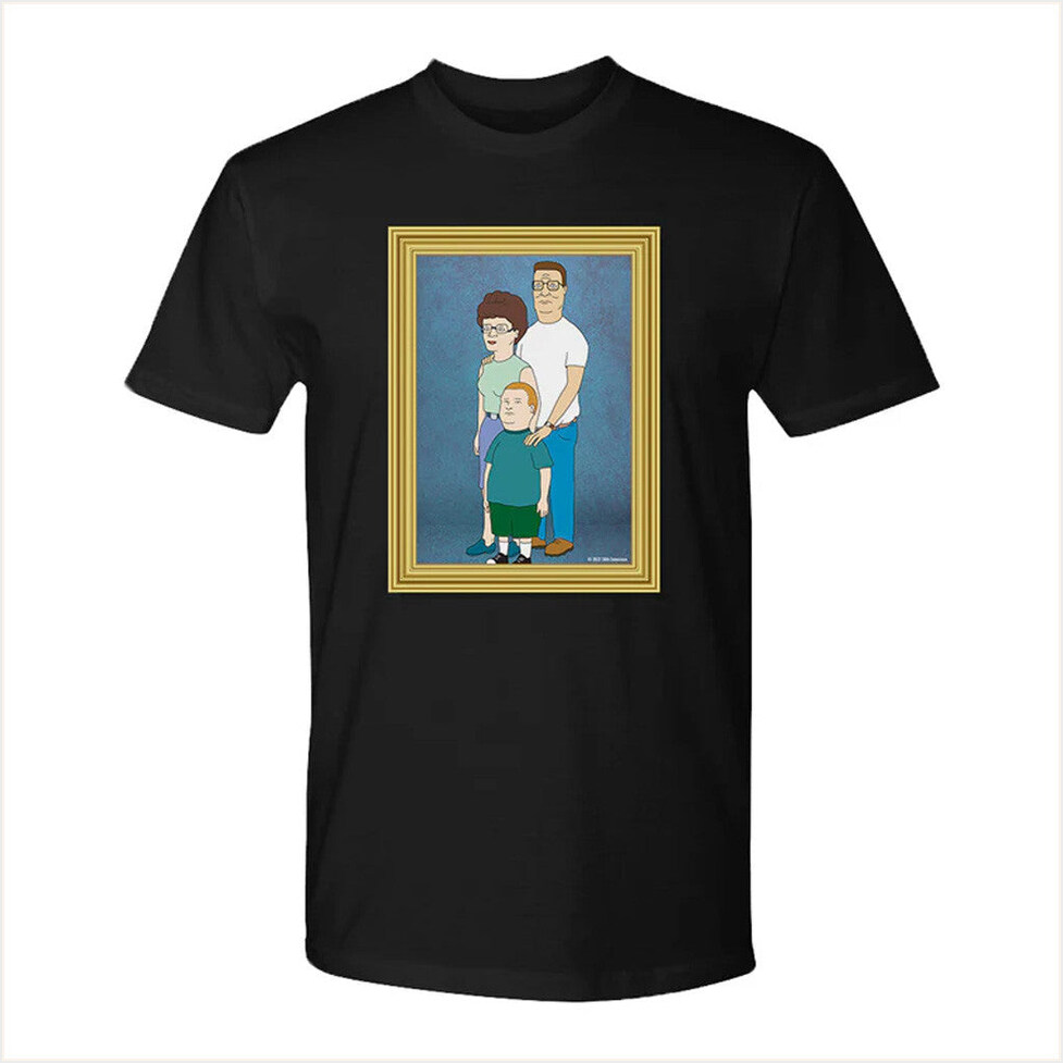 King of the Hill Family Portrait T-Shirt King Of The Hill Merch Present For Husband