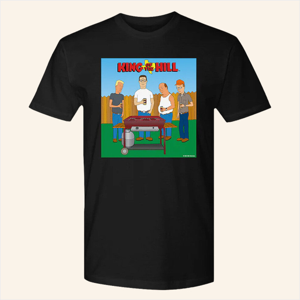 King Of The Hill Grilling Group Adult T-Shirt King Of The Hill Merch Best Friend Gifts