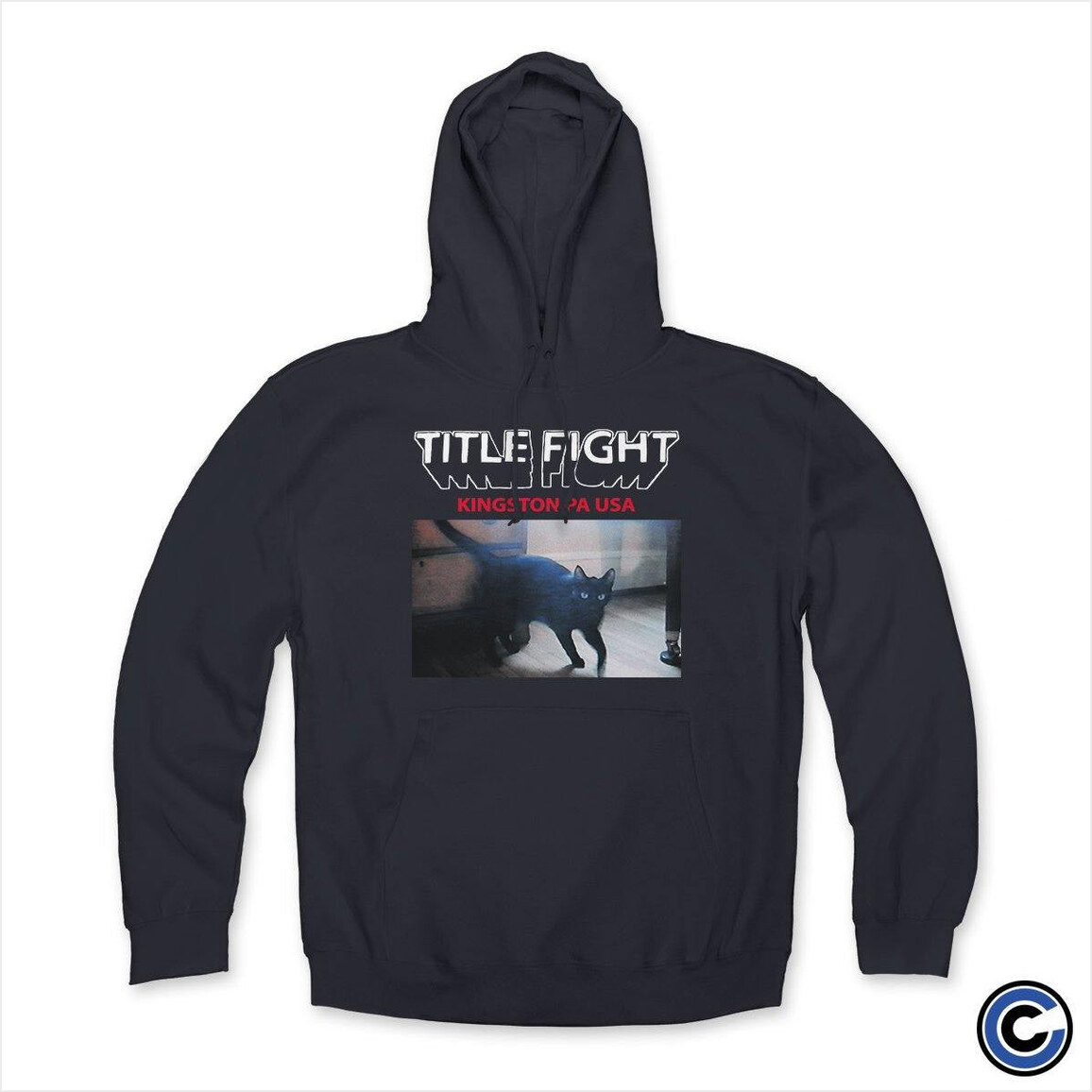 Kingston Cat Hoodie Title Fight Merch Title Fight Hoodie Best Friend Birthday Gifts