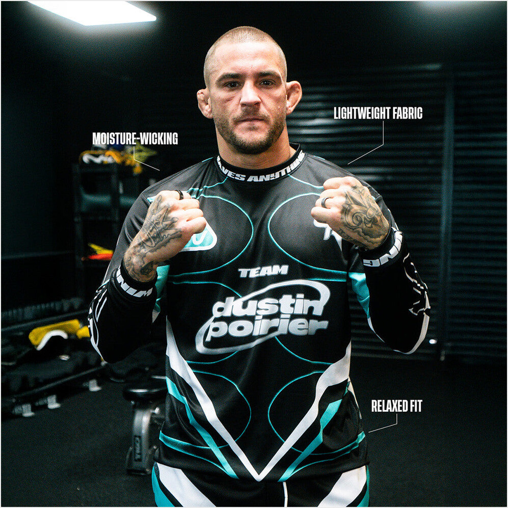 KiTeam Dustin Active Long Sleeve T-Shirt Full Violence X Dustin Poirier Merch Gifts For Him
