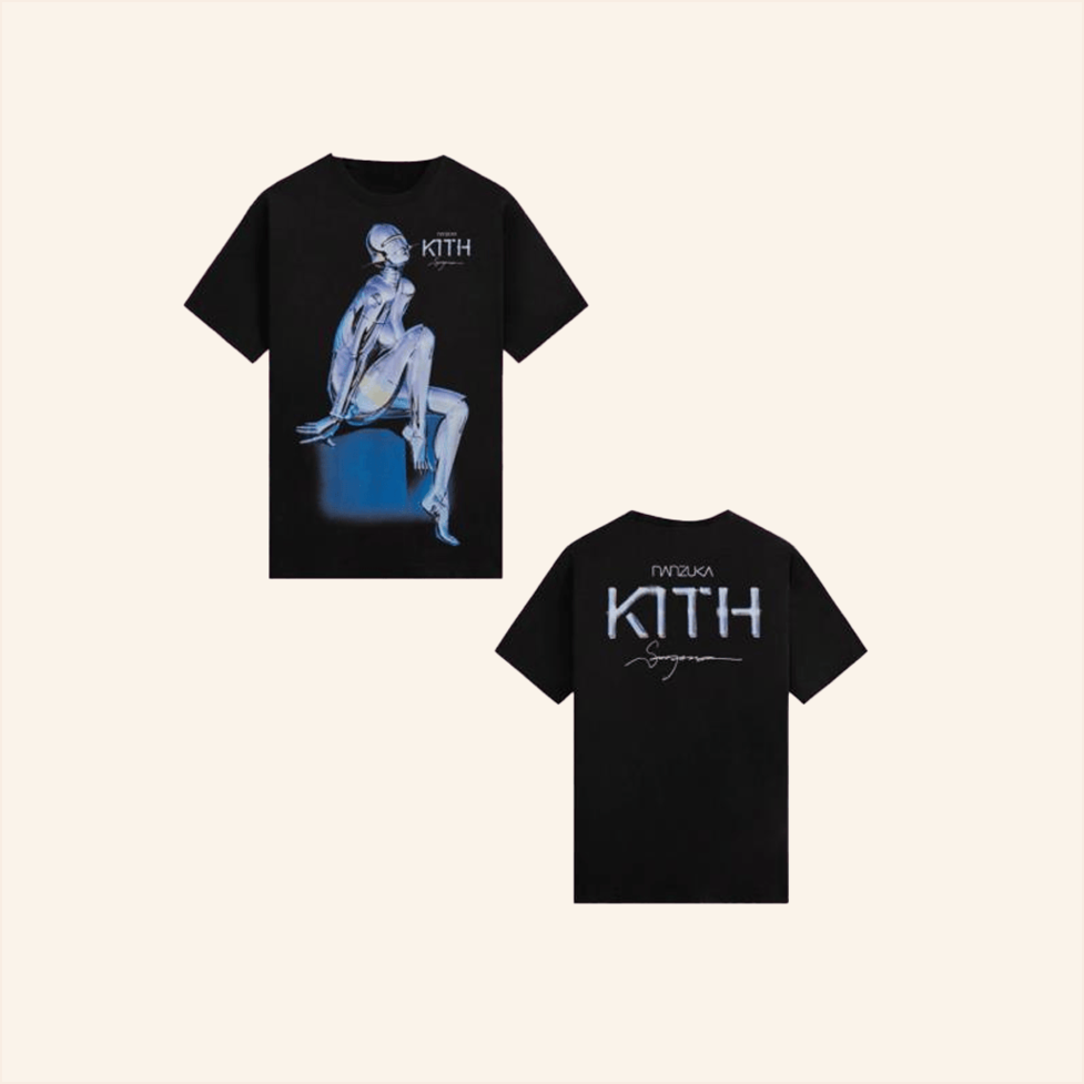 Kith For Nanzuka Gallery Sorayama Model A T-Shirt Kith Merch Best Birthday Gifts For Friends