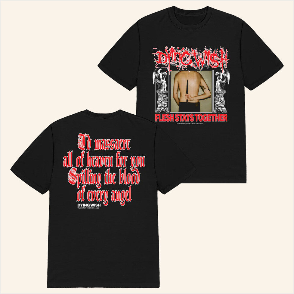 Knife Black T-Shirt Dying Wish Merch Birthday Gifts For Husband Best Friend Gifts
