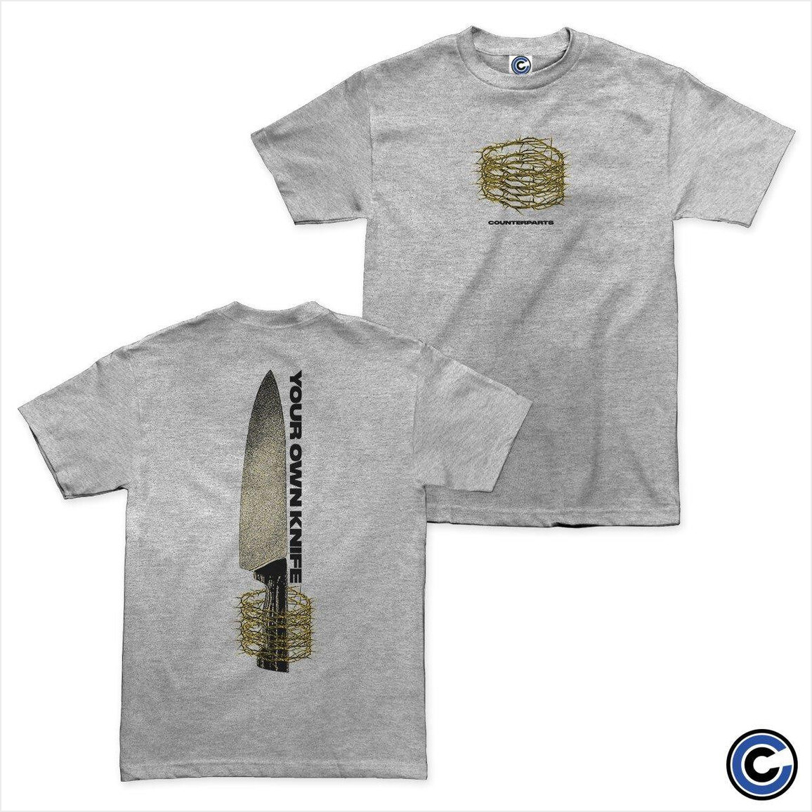 Knife Shirt Counterparts Merch Counterparts Shirt BFF Birthday Gifts Ideas Christmas Presents