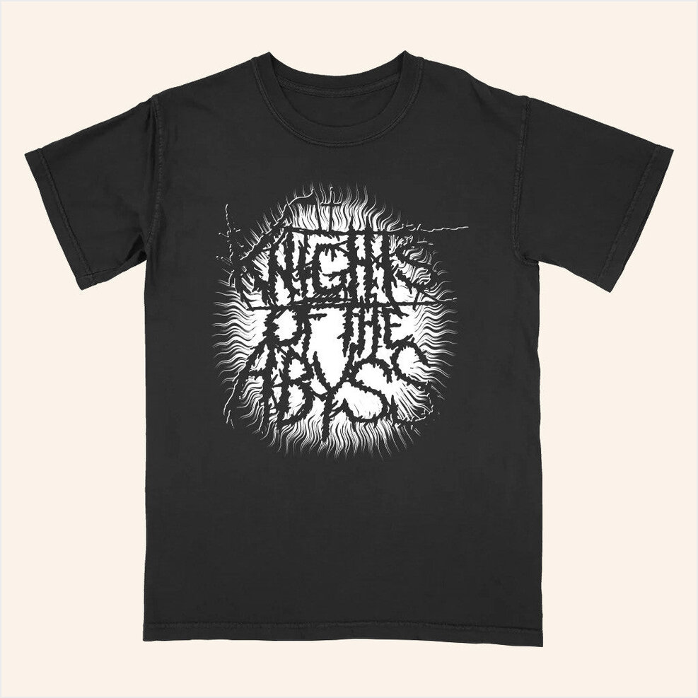 Knights Of The Abyss White Splatter T-Shirt Hello Merch Best Birthday Gifts For Husband