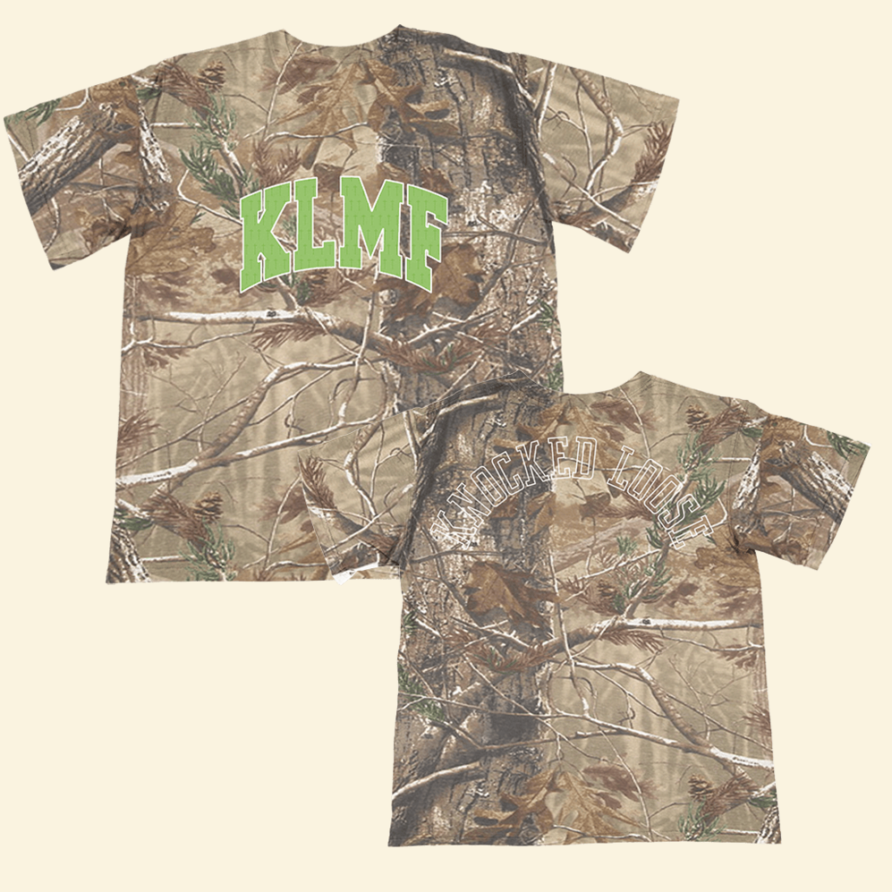 Knocked Loose Cross Overlay Klmf Realtree Camo T-Shirt Knocked Loose Merch Band Fans Gifts