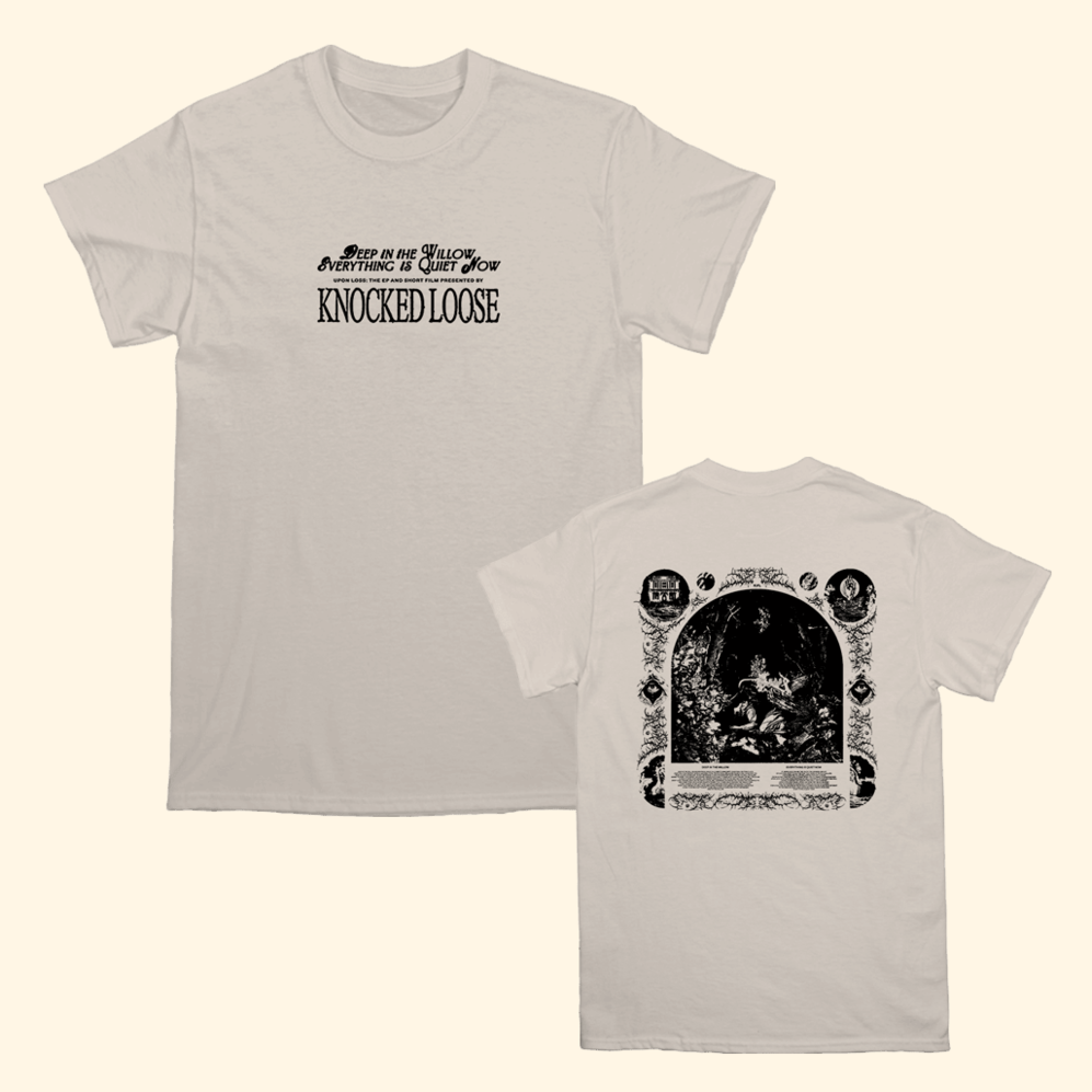 Knocked Loose Quiet Now Ivory T-Shirt Knocked Loose Merch Dad Gifts For Father's Day 2025