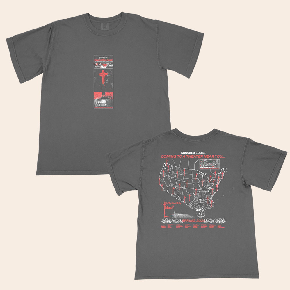 Knocked Loose Spring 2024 Tour T-Shirt Knocked Loose Merch Father's Day Presents For Husband