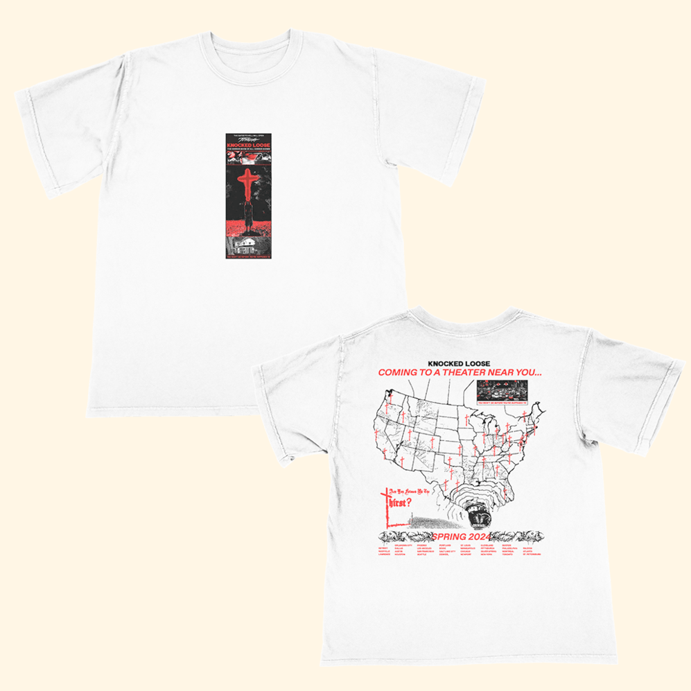 Knocked Loose Spring 2024 Tour T-Shirt Knocked Loose Merch Father's Day Presents For Son
