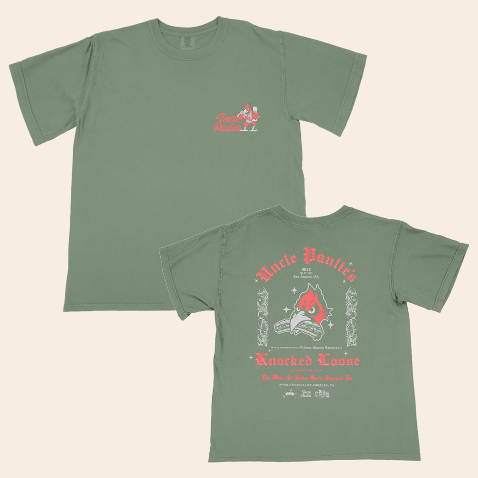 Knocked Loose Uncle Paulies T-Shirt Knocked Loose Merch Awesome Mother's Day Birthday Gifts