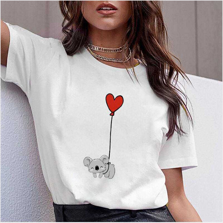 Koala With Love Balloon Shirt Cute Graphic Tees Birthday Gifts For Koala Lovers Gifts For BFF