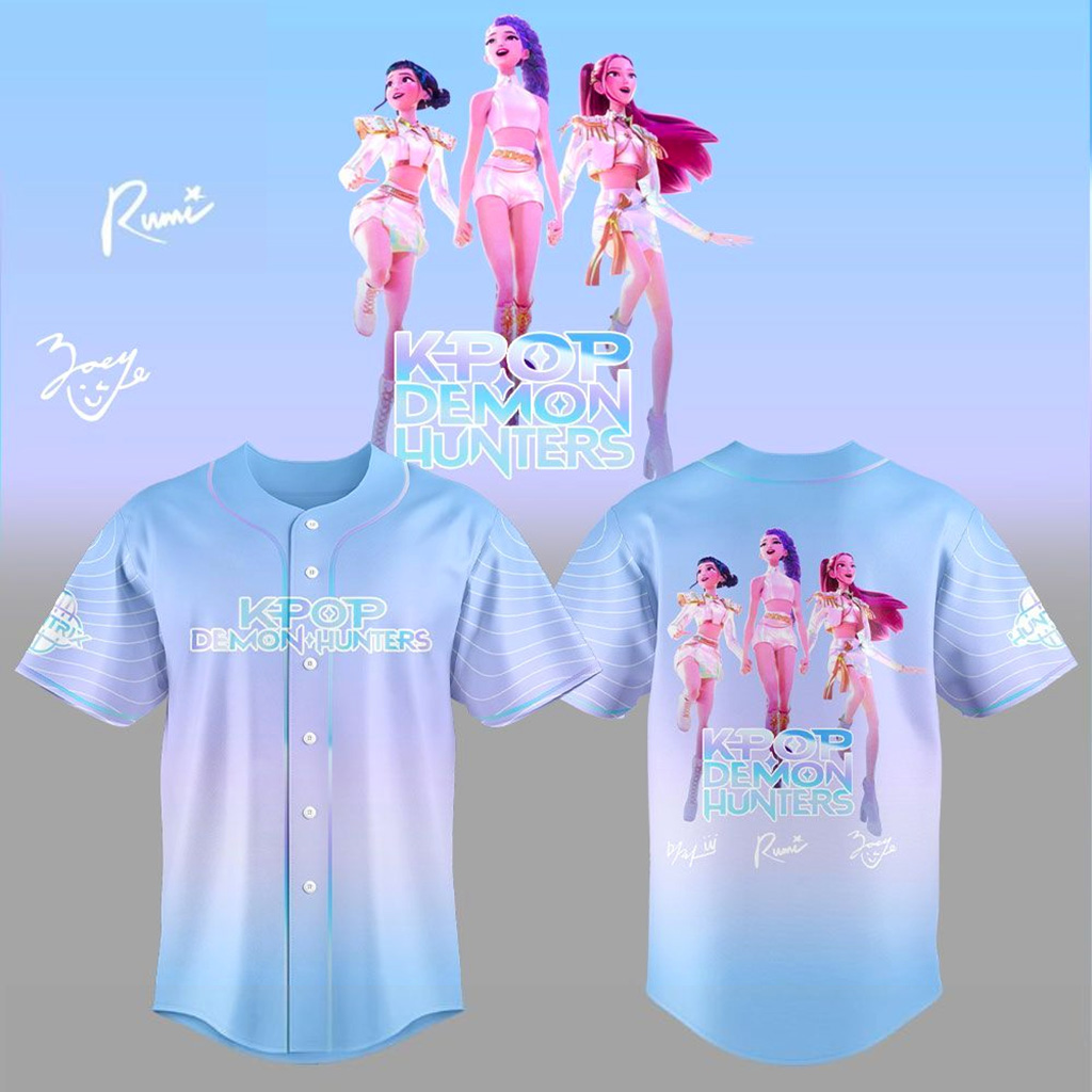 Kpop Demon Hunters Huntr 2025 Jersey Fan Merch Gifts For Girlfriend