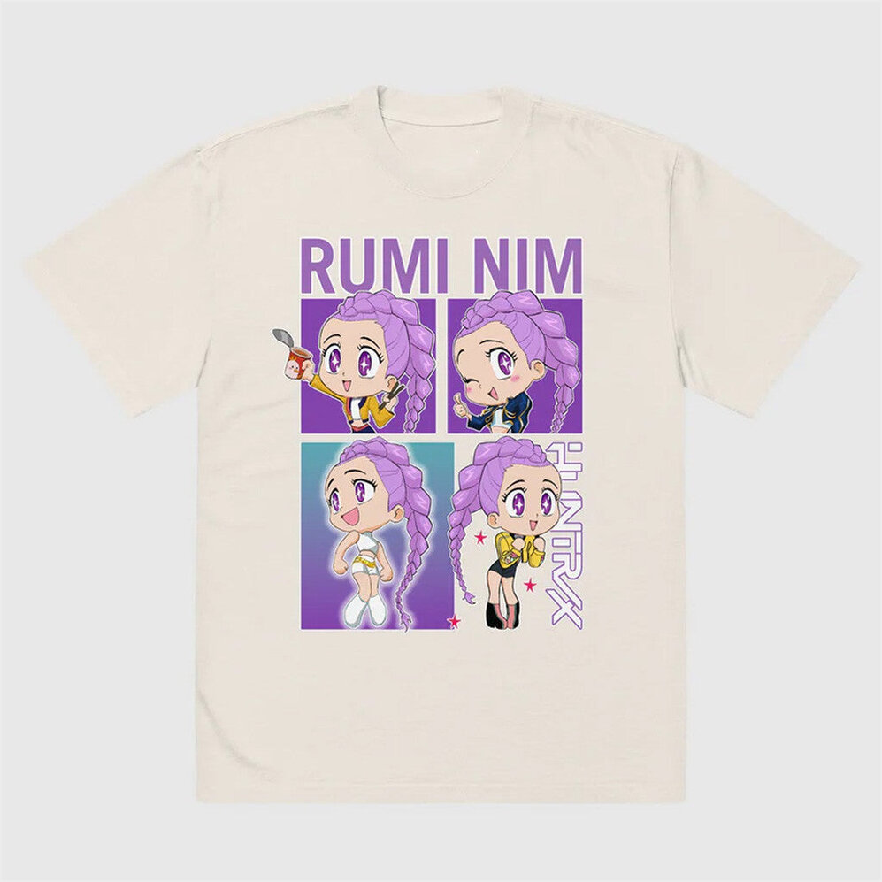 Kpop Demon Hunters Rumi Nim T-Shirt Netflix Merch Birthday Gifts For Daughter Best Friend Gifts
