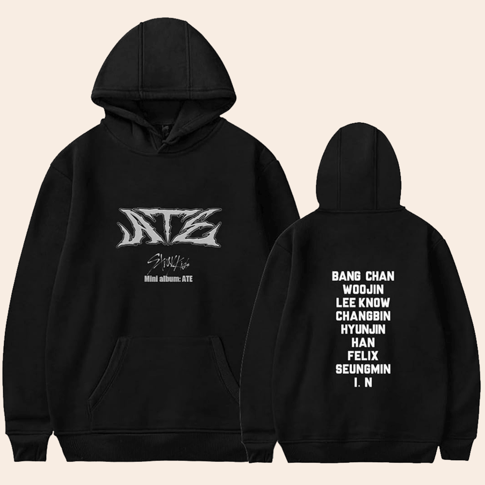 Kpop Stray Kids Album Ate Hoodie SKZ Merch Father's Day Gifts For Fans Gifts For Besties