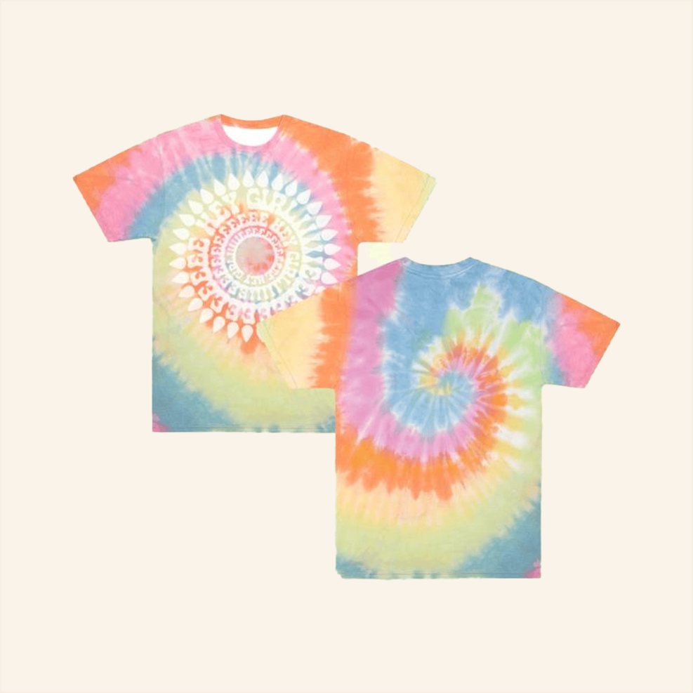 Kristen Hey Girlie Tie-Dye T-Shirt Dropout Merch Birthday Gifts For Wife Gifts For Best Friend