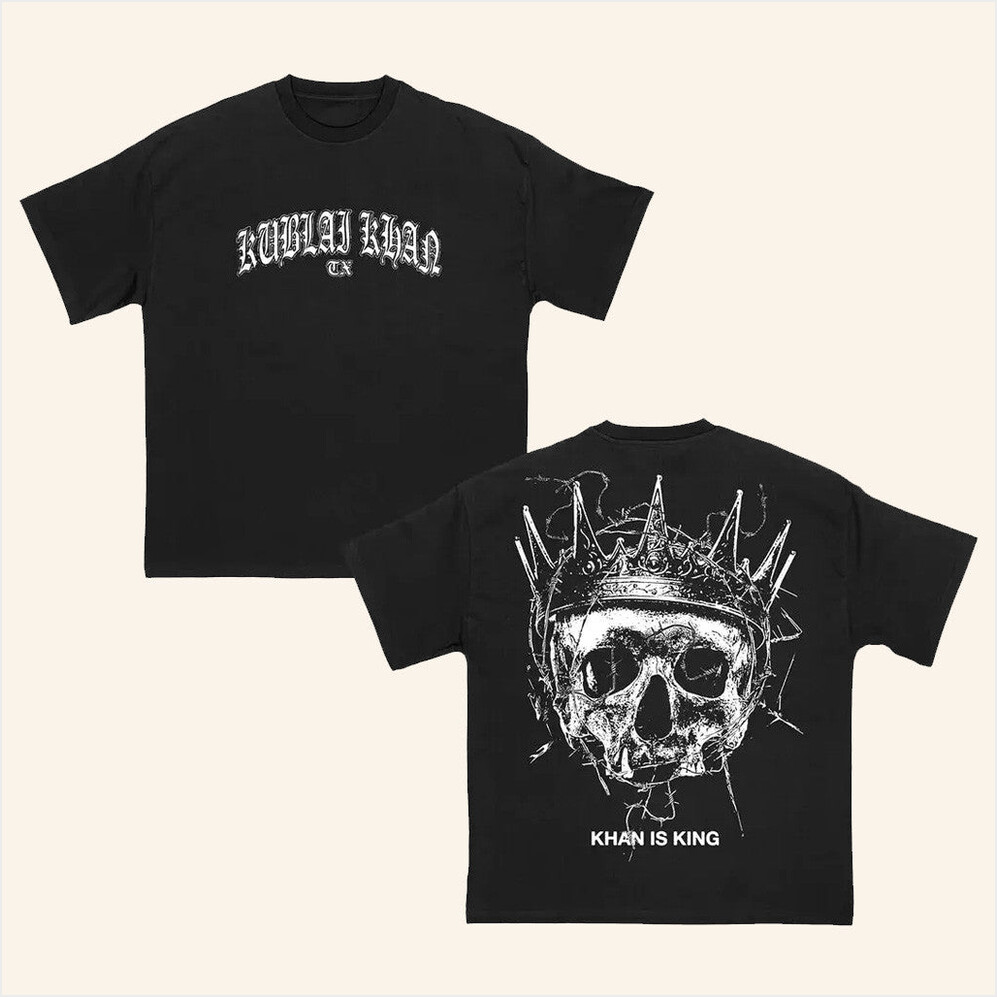 Kublai Khan Khan Is King Black T-Shirt Twisted Thread Merch Birthday Gifts For Dad Gifts For BFF