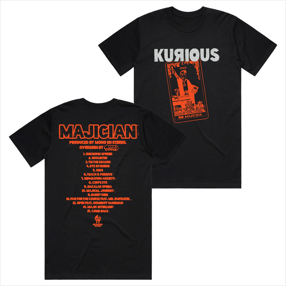 Kurious Majician T-Shirt MF Doom Merch Best Birthday Gifts For Husband Gifts For Friends
